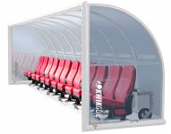 Kwik Goal Portable Elite Shelter with Luxury Seats - 30 ft