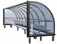 Kwik Goal Portable Only Elite Shelter with Bench and Wheels - 30 ft