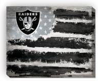 Las Vegas Raiders 16" x 20" Flag Canvas Print