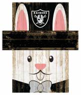 Las Vegas Raiders 19" x 16" Easter Bunny Head