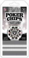 Las Vegas Raiders 20 Piece Poker Chips Set