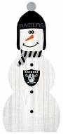 Las Vegas Raiders 31" Snowman Leaner