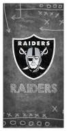 Las Vegas Raiders 6" x 12" Chalk Playbook Sign