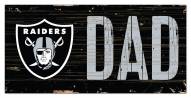 Las Vegas Raiders 6" x 12" Dad Sign
