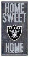 Las Vegas Raiders 6" x 12" Home Sweet Home Sign