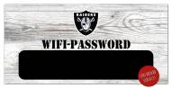 Las Vegas Raiders 6" x 12" Wifi Password Sign