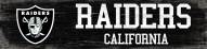 Las Vegas Raiders 6" x 24" Team Name Sign