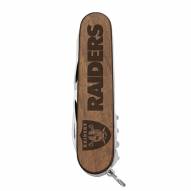 Las Vegas Raiders Classic Wood Pocket Multi Tool