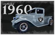 Las Vegas Raiders Established Truck 11" x 19" Sign
