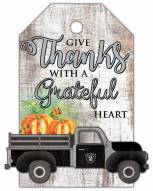 Las Vegas Raiders Gift Tag and Truck 11" x 19" Sign