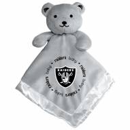 Las Vegas Raiders Gray Infant Bear Security Blanket