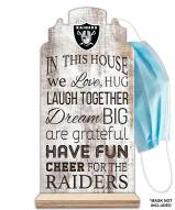 Las Vegas Raiders In This House Mask Holder