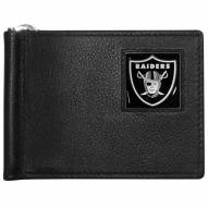 Las Vegas Raiders Leather Bill Clip Wallet