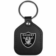 Las Vegas Raiders Leather Square Key Chain