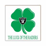 Las Vegas Raiders Luck of the Team 10" x 10" Sign