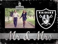 Las Vegas Raiders Mr. & Mrs. Clip Frame
