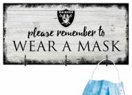 Las Vegas Raiders Please Wear Your Mask Sign