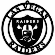 Las Vegas Raiders Silhouette Logo Cutout Door Hanger