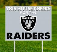 Las Vegas Raiders This House Cheers for Yard Sign