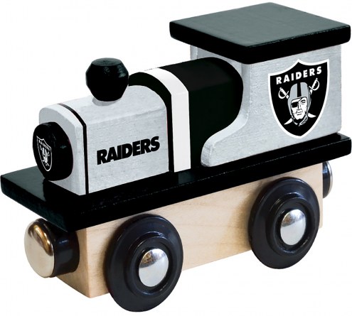Las Vegas Raiders Wood Toy Train