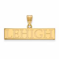 Lehigh Mountain Hawks Sterling Silver Gold Plated Large Pendant