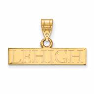 Lehigh Mountain Hawks Sterling Silver Gold Plated Small Pendant