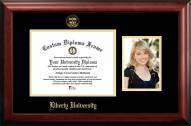 Liberty Flames Gold Embossed Diploma Frame with Portrait