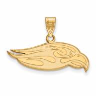 Liberty Flames Sterling Silver Gold Plated Large Pendant