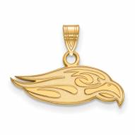 Liberty Flames Sterling Silver Gold Plated Small Pendant