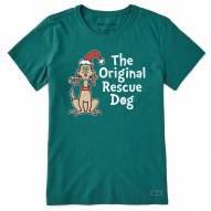 Life is Good Women's Max The Rescue Dog T-Shirt