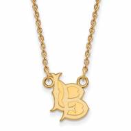 Long Beach State 49ers Sterling Silver Gold Plated Small Pendant Necklace