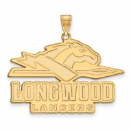Longwood Lancers Sterling Silver Gold Plated Extra Large Pendant