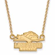Longwood Lancers Sterling Silver Gold Plated Small Pendant Necklace