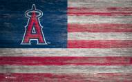 Los Angeles Angels 11" x 19" Distressed Flag Sign