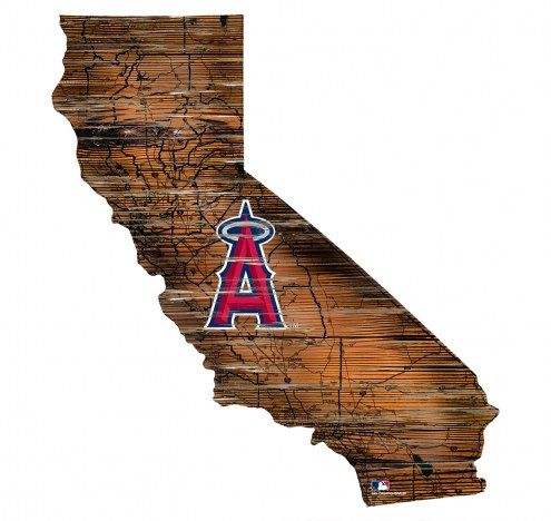 Los Angeles Angels 12&quot; Roadmap State Sign