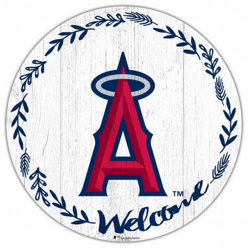 Los Angeles Angels 12&quot; Welcome Circle Sign