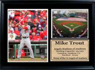 Los Angeles Angels 12" x 18" Mike Trout Photo Stat Frame