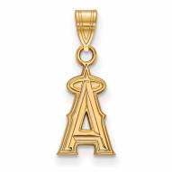 Los Angeles Angels 14k Yellow Gold Small Pendant