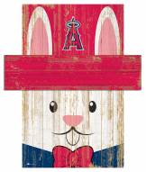 Los Angeles Angels 19" x 16" Easter Bunny Head
