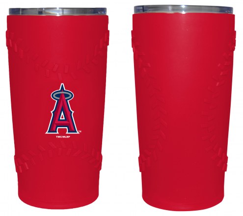Los Angeles Angels 20 oz. Stainless Steel Tumbler with Silicone Wrap
