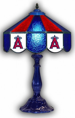 Los Angeles Angels 21&quot; Glass Table Lamp