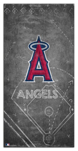 Los Angeles Angels 6&quot; x 12&quot; Chalk Playbook Sign