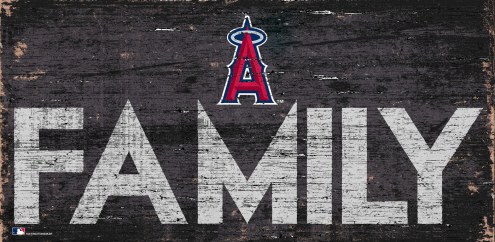 Los Angeles Angels 6&quot; x 12&quot; Family Sign