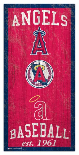 Los Angeles Angels 6&quot; x 12&quot; Heritage Sign