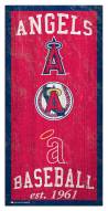 Los Angeles Angels 6" x 12" Heritage Sign