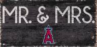 Los Angeles Angels 6" x 12" Mr. & Mrs. Sign