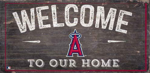 Los Angeles Angels 6&quot; x 12&quot; Welcome Sign