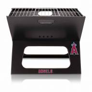 Los Angeles Angels Black Portable Charcoal X-Grill