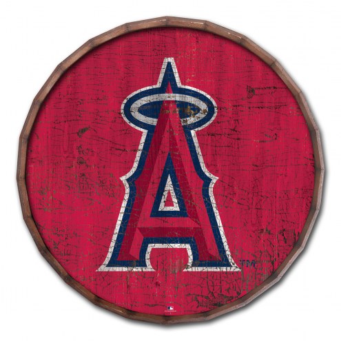 Los Angeles Angels Cracked Color 16&quot; Barrel Top