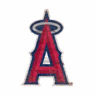 Los Angeles Angels Distressed Logo Cutout Sign